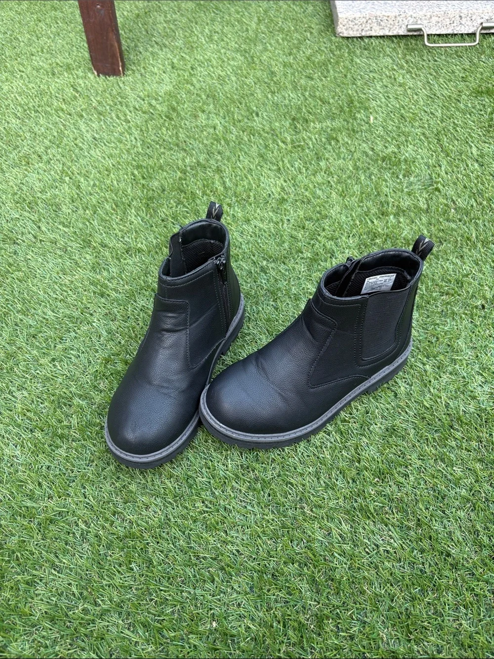 🖤Wonder Nation Black Chelsea Slip-On Ankle Boots - Size 2